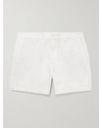 Club Monaco - Jax Straight-leg Cotton-blend Shorts - Lyst