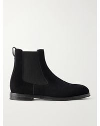 Manolo Blahnik - Sempione Manny Suede Chelsea Boots - Lyst