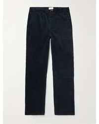Oliver Spencer - Straight-leg Cotton-corduroy Trousers - Lyst