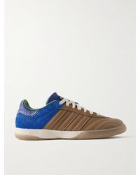 adidas Originals - Wales Bonner Samba Millennium Panelled Leather And Calf Hair Sneakers - Lyst