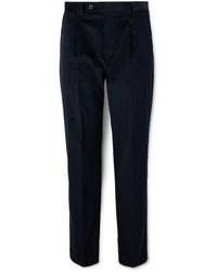 Paul Smith - Pienza Stretch Cotton And Wool-blend Corduroy Suit Trousers - Lyst