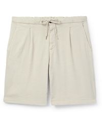 Thom Sweeney - Stretch Linen And Cotton-blend Shorts - Lyst