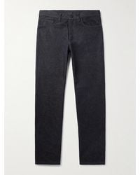 Moncler - Straight-Leg Logo-Appliquéd Jeans - Lyst