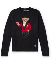 Polo Ralph Lauren - Lunar New Year Bear Regular-fit Wool-knit Jumper - Lyst
