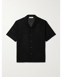 Frankie Shop - Landon Hemd aus Spitze aus einer Baumwollmischung mit Reverskragen - Lyst