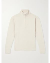 NN07 - Danny 6429 Ribbed Chenille Half-Zip Sweater - Lyst