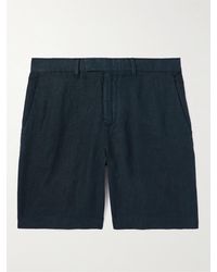 MR P. - Straight-leg Linen Bermuda Shorts - Lyst