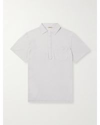 Barena - Spilo Garment-dyed Cotton-jersey Polo Shirt - Lyst