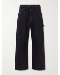 Needles - Painter Straight-leg Embroidered Jeans - Lyst