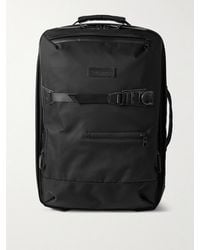 master-piece - Potential 2-Way Leather And Webbing-Trimmed Cordura Mastertex Backpack - Lyst