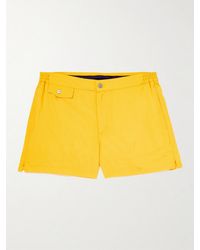 Slowear - Slim-Fit Mid-Length Swim Shorts - Lyst