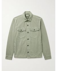 Faherty - Cotton-jersey Shirt Jacket - Lyst