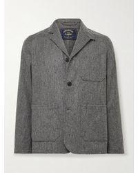 Portuguese Flannel - Unstructured Wool Suit Jacket - Lyst
