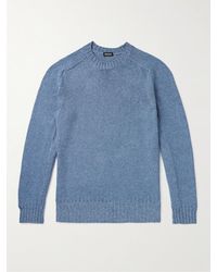 Zegna - Pullover aus einer Mischung aus Seide - Lyst