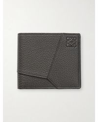 Loewe - Puzzle Edge Panelled Full-Grain Leather Bifold Wallet - Lyst