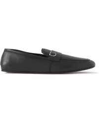 Ferragamo - Debros Embellished Leather Loafers - Lyst