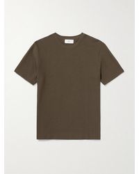 MR P. - T-Shirt aus geripptem Biobaumwoll-Jersey - Lyst