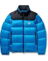 Moncler - Peuplier Logo-Appliquéd Quilted Shell And Ripstop Down Hooded Jacket - Lyst
