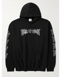 Vetements - Cradle Of Filth Oversized Printed Cotton-Jersey Hoodie - Lyst