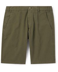 Loro Piana - Slim-fit Cotton-blend Bermuda Shorts - Lyst