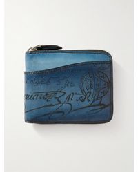 Berluti - Itauba Scritto Venezia Leather Zip-around Wallet - Lyst
