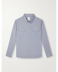 Visvim - Meridian Logo-Embroidered Canvas Shirt - Lyst
