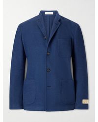 Massimo Alba - Bali Virgin Wool, Silk And Cashmere-Blend Blazer - Lyst