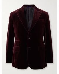 Ralph Lauren - Cotton-Velvet Tuxedo Jacket - Lyst