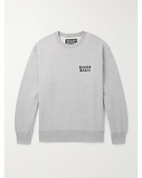 Wacko Maria - Logo-Embroidered Cotton-Jersey Sweatshirt - Lyst