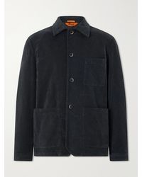 Barena - Stretch-Cotton Moleskin Overshirt - Lyst