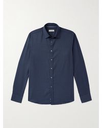 Canali - Impeccabile Cutaway-Collar Wool-Poplin Shirt - Lyst