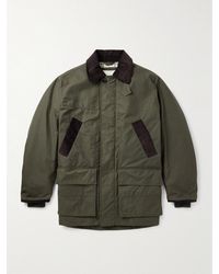 James Purdey & Sons - Pembroke Corduory-Trimmed Cotton-Canvas Coat - Lyst