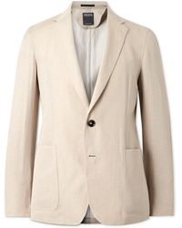 Zegna - Wool And Linen-blend Suit Jacket - Lyst