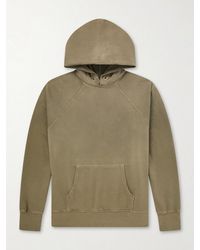 Les Tien - French Terry-Cotton Raglan Hoodie - Lyst