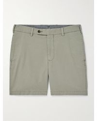 Sid Mashburn - Slim-Fit Straight-Leg Garment-Dyed Cotton-Twill Shorts - Lyst
