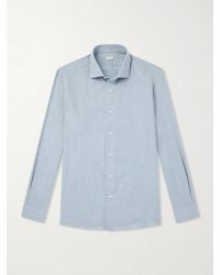 Caruso - Cotton And Cashmere-Blend Shirt - Lyst