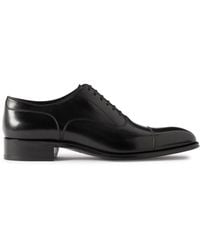 Tom Ford - Caydon Burnished-leather Oxford Shoes - Lyst