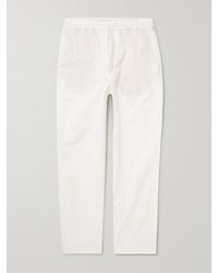 Rohe - Straight-leg Cotton-poplin Trousers - Lyst