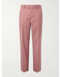 Séfr - Mike Straight-Leg Twill Suit Trousers - Lyst