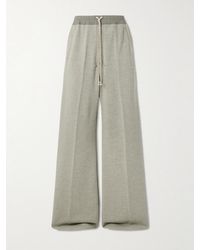 Rick Owens - Geth Belas weit geschnittene Jogginghose aus Jersey aus einer Baumwollmischung mit Verzierung - Lyst