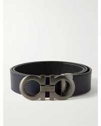 Ferragamo - 3cm Gancini Reversible Full-grain Leather Belt - Lyst