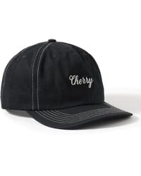 CHERRY LA - Logo-embroidered Cotton-twill Baseball Cap - Lyst