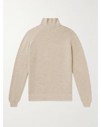 Loro Piana - Slim-fit Virgin Wool-blend Rollneck Ski Base Layer - Lyst
