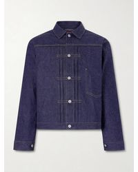 Human Made - Pleated Denim Jacket - Lyst