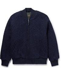 Golden Bear - The Jenner Padded Wool-Blend Bouclé Bomber Jacket - Lyst