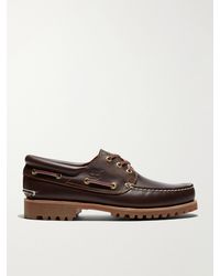 Timberland - Authentic 3-Eye Lug Leather Boat Shoes - Lyst