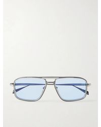 Jacques Marie Mage - Earl Aviator-Frame Titanium Sunglasses - Lyst