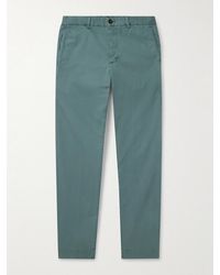Sid Mashburn - Field Slim-Fit Tapered Garment-Dyed Cotton-Twill Trousers - Lyst
