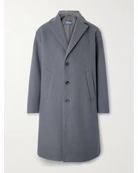 Herno - Wool-Blend Overcoat - Lyst