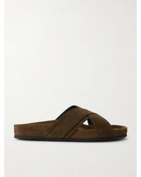 Tom Ford - Wicklow Suede Sandals - Lyst